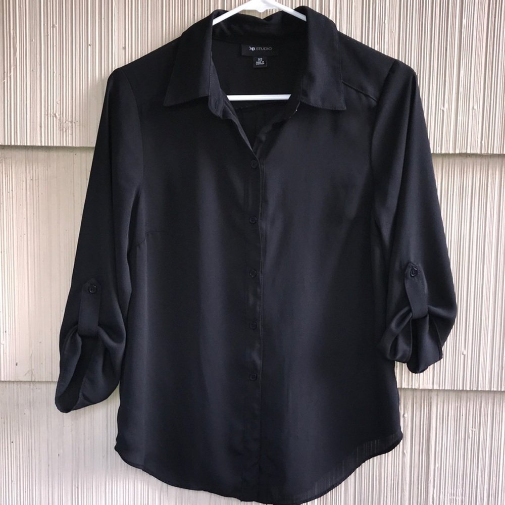 ✅AB Studio Button Down Blouse